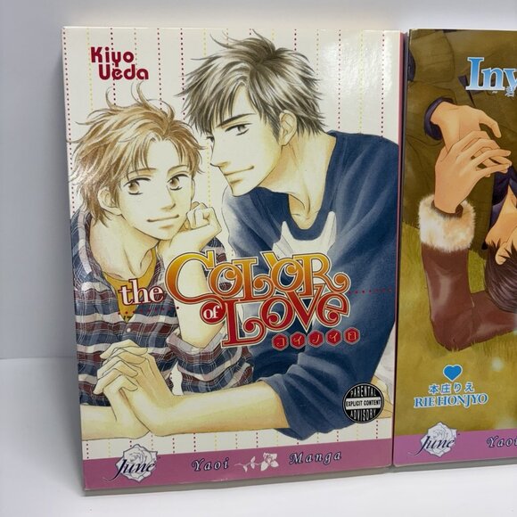 Lot Of 3 Yaoi Manga in ENGLISH (Invisible Love Color Of Love Dost Thou Know) Y2K - Picture 2 of 14
